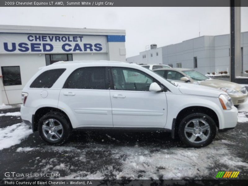 Summit White / Light Gray 2009 Chevrolet Equinox LT AWD