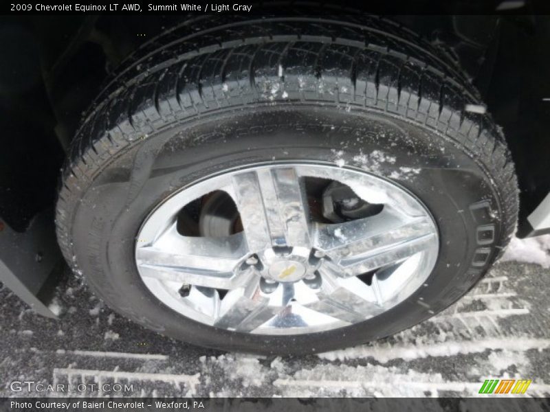 Summit White / Light Gray 2009 Chevrolet Equinox LT AWD