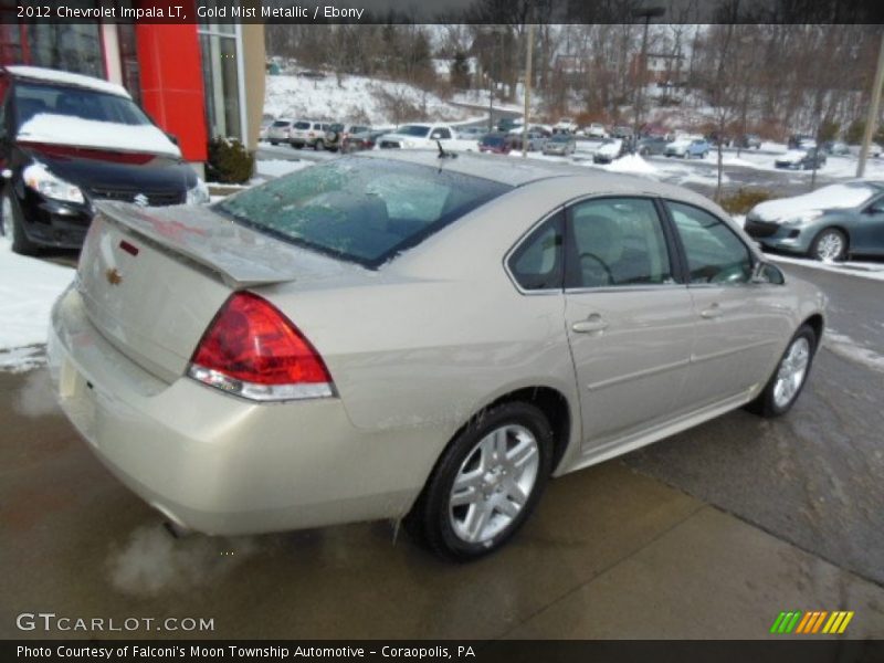 Gold Mist Metallic / Ebony 2012 Chevrolet Impala LT