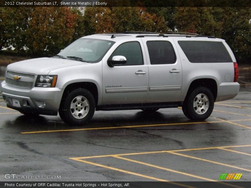 Silver Ice Metallic / Ebony 2012 Chevrolet Suburban LT