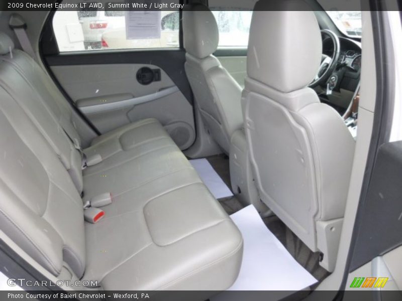 Summit White / Light Gray 2009 Chevrolet Equinox LT AWD