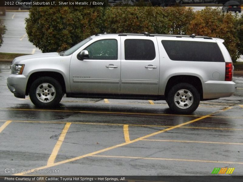 Silver Ice Metallic / Ebony 2012 Chevrolet Suburban LT