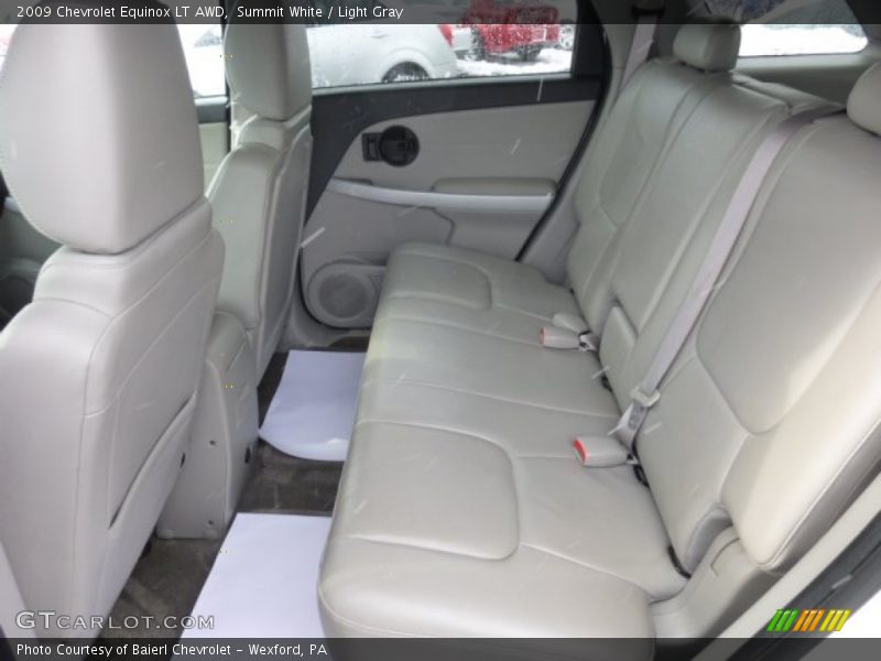 Rear Seat of 2009 Equinox LT AWD