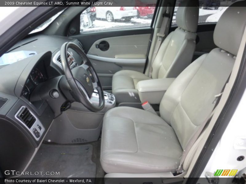 Front Seat of 2009 Equinox LT AWD