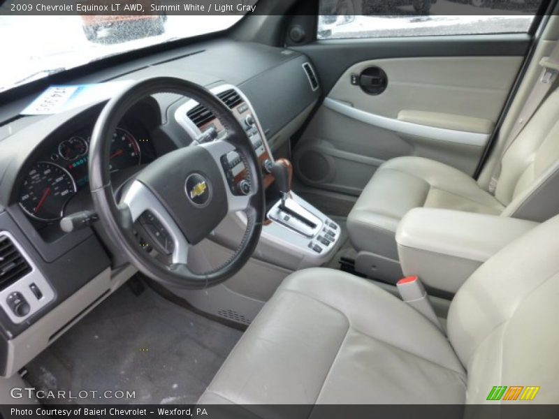 Light Gray Interior - 2009 Equinox LT AWD 