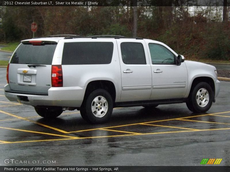 Silver Ice Metallic / Ebony 2012 Chevrolet Suburban LT