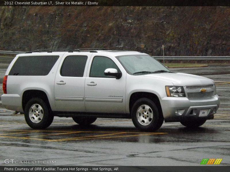 Silver Ice Metallic / Ebony 2012 Chevrolet Suburban LT