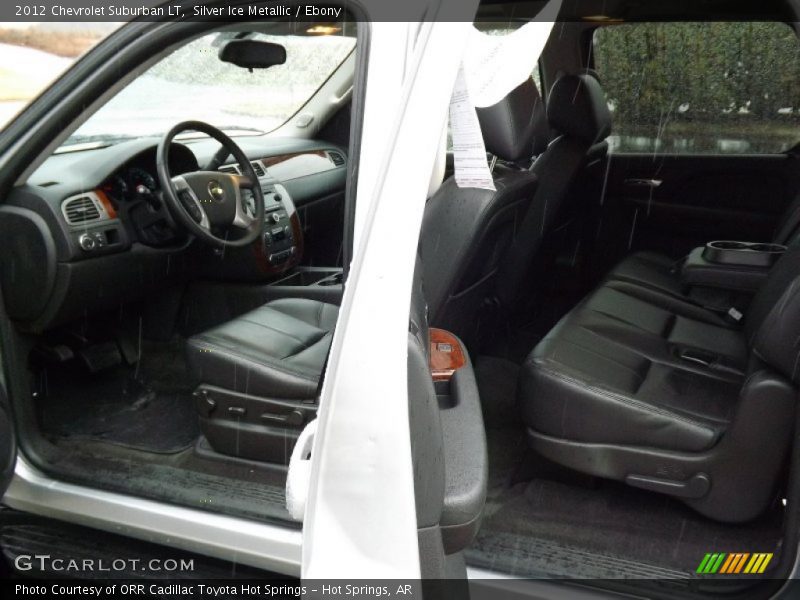 Silver Ice Metallic / Ebony 2012 Chevrolet Suburban LT