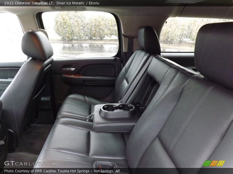 Silver Ice Metallic / Ebony 2012 Chevrolet Suburban LT