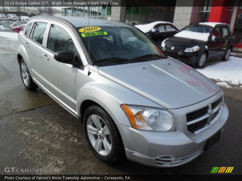 Bright Silver Metallic / Dark Slate Gray 2010 Dodge Caliber SXT
