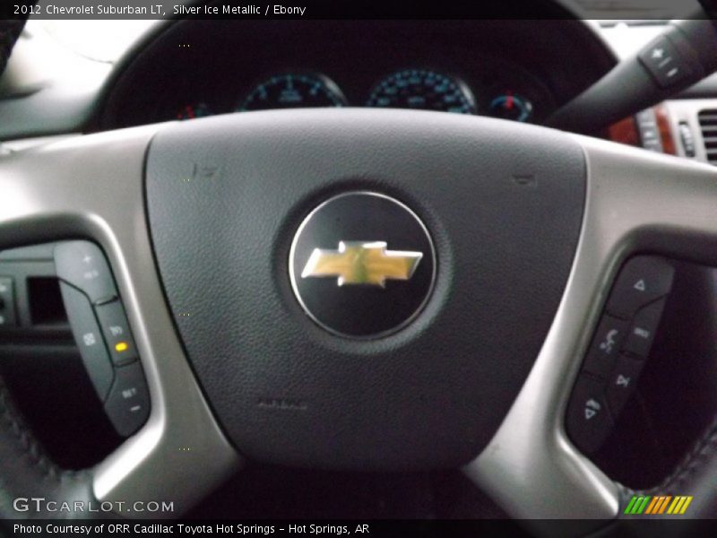 Silver Ice Metallic / Ebony 2012 Chevrolet Suburban LT