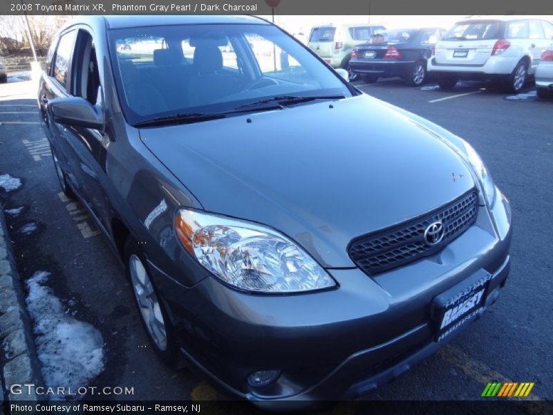 Phantom Gray Pearl / Dark Charcoal 2008 Toyota Matrix XR