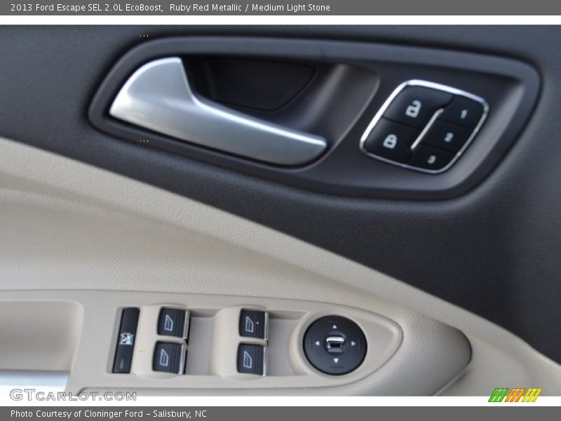 Ruby Red Metallic / Medium Light Stone 2013 Ford Escape SEL 2.0L EcoBoost