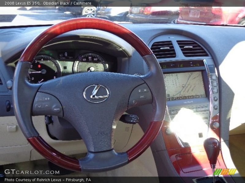 Obsidian Black / Cashmere 2008 Lexus ES 350