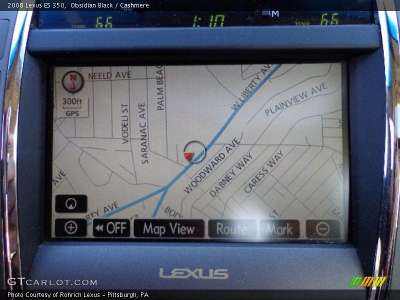 Obsidian Black / Cashmere 2008 Lexus ES 350
