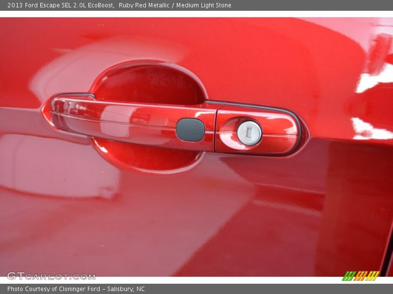 Ruby Red Metallic / Medium Light Stone 2013 Ford Escape SEL 2.0L EcoBoost