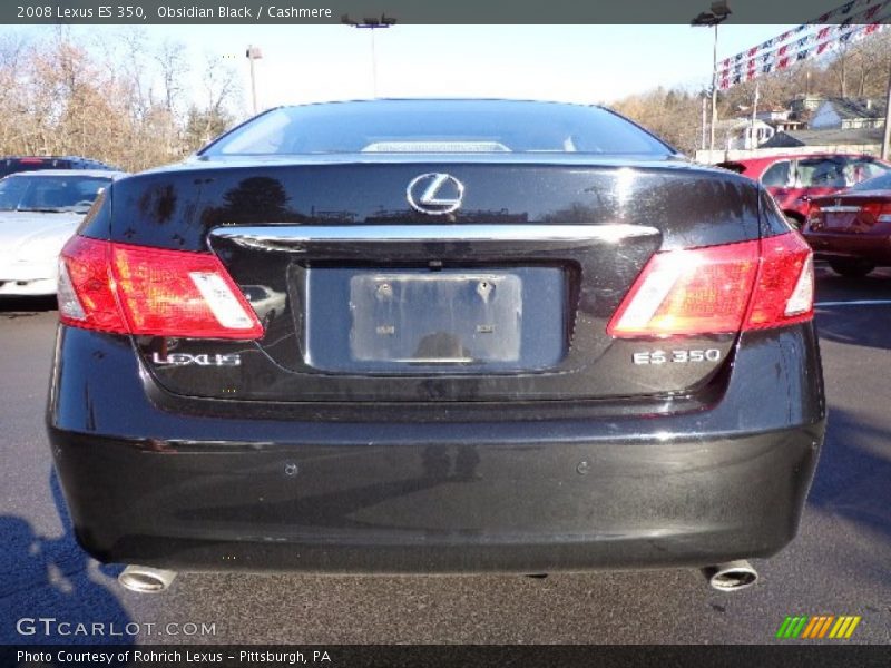 Obsidian Black / Cashmere 2008 Lexus ES 350