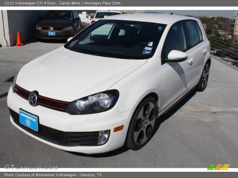Candy White / Interlagos Plaid Cloth 2012 Volkswagen GTI 4 Door