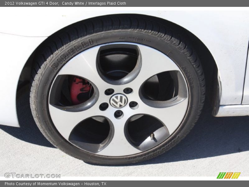 Candy White / Interlagos Plaid Cloth 2012 Volkswagen GTI 4 Door