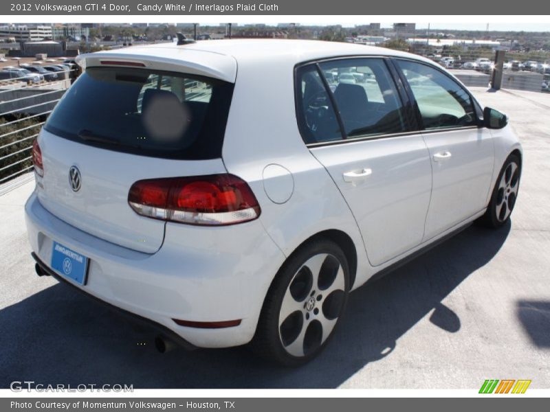Candy White / Interlagos Plaid Cloth 2012 Volkswagen GTI 4 Door