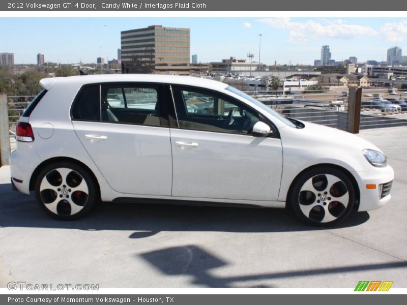 Candy White / Interlagos Plaid Cloth 2012 Volkswagen GTI 4 Door