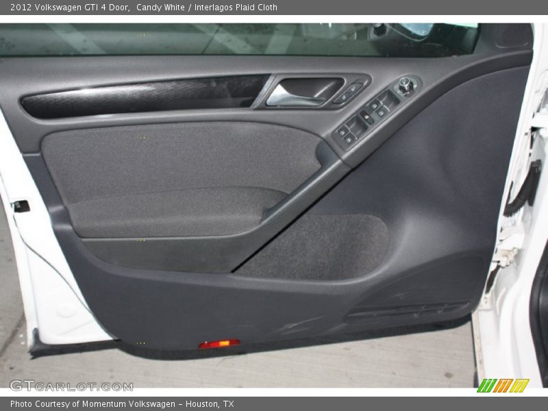 Candy White / Interlagos Plaid Cloth 2012 Volkswagen GTI 4 Door