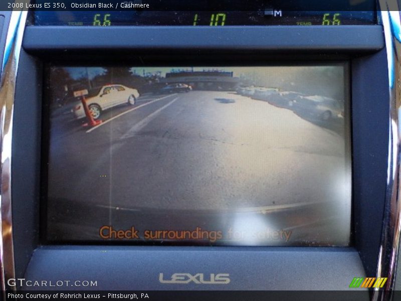 Obsidian Black / Cashmere 2008 Lexus ES 350