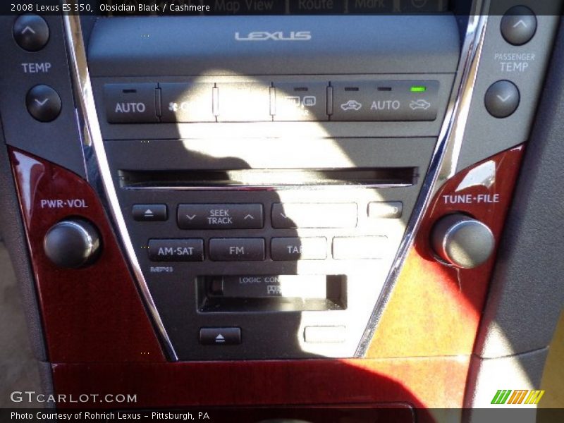 Obsidian Black / Cashmere 2008 Lexus ES 350