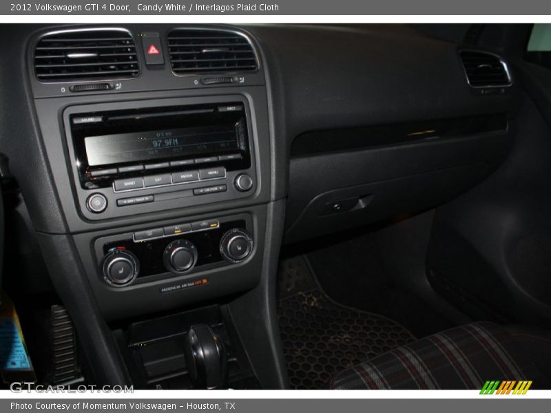 Candy White / Interlagos Plaid Cloth 2012 Volkswagen GTI 4 Door