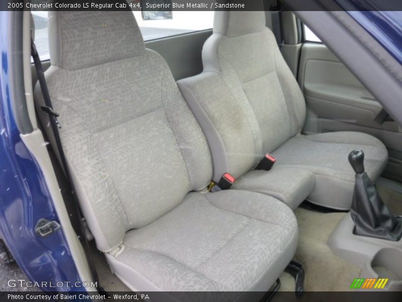 Superior Blue Metallic / Sandstone 2005 Chevrolet Colorado LS Regular Cab 4x4