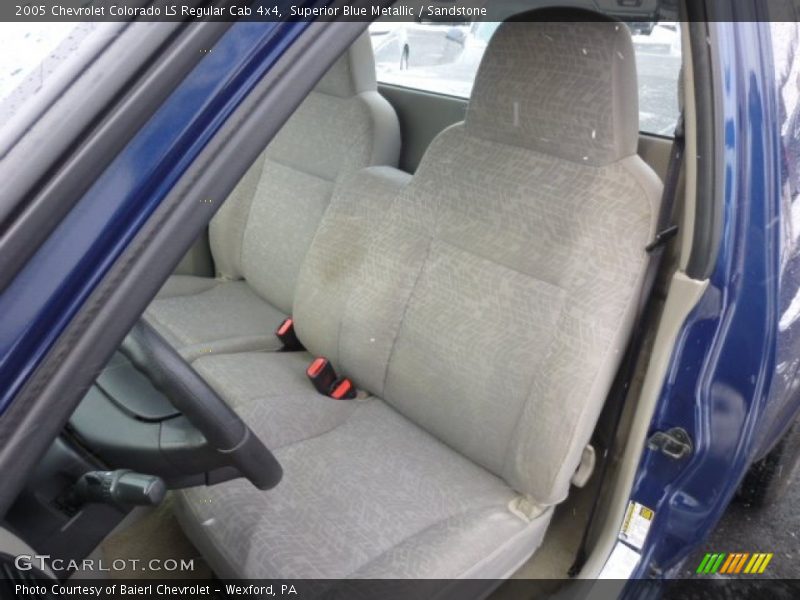 Superior Blue Metallic / Sandstone 2005 Chevrolet Colorado LS Regular Cab 4x4