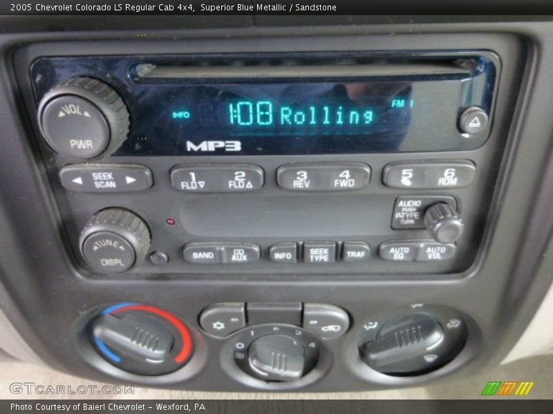 Superior Blue Metallic / Sandstone 2005 Chevrolet Colorado LS Regular Cab 4x4