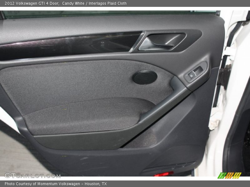 Candy White / Interlagos Plaid Cloth 2012 Volkswagen GTI 4 Door