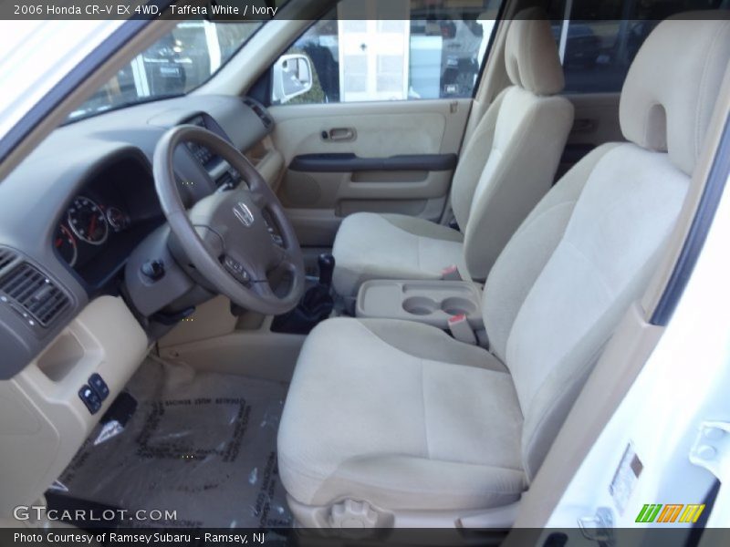 Front Seat of 2006 CR-V EX 4WD