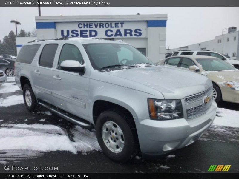 Silver Ice Metallic / Ebony 2012 Chevrolet Suburban LT 4x4