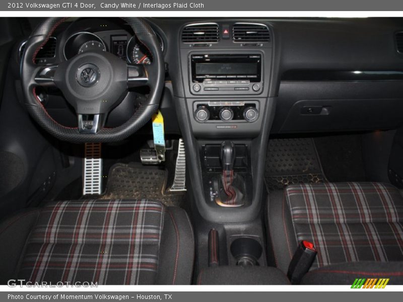 Candy White / Interlagos Plaid Cloth 2012 Volkswagen GTI 4 Door