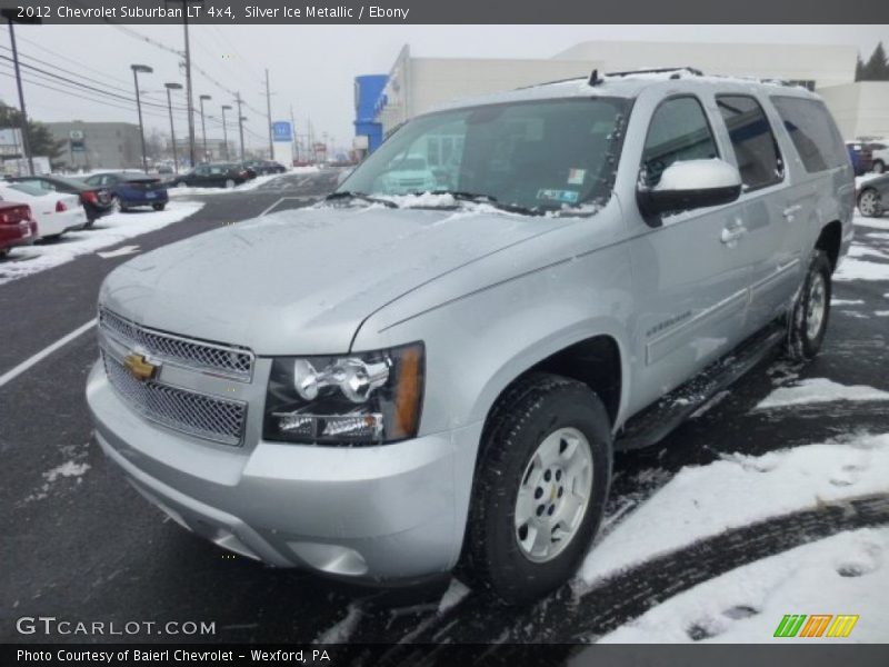 Silver Ice Metallic / Ebony 2012 Chevrolet Suburban LT 4x4