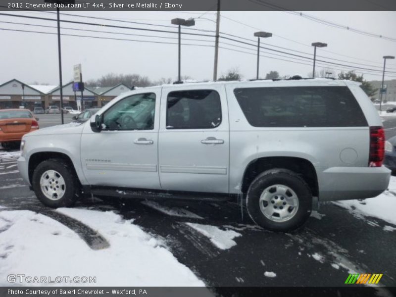 Silver Ice Metallic / Ebony 2012 Chevrolet Suburban LT 4x4