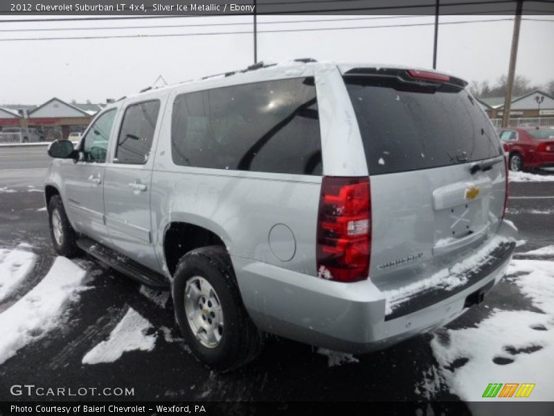 Silver Ice Metallic / Ebony 2012 Chevrolet Suburban LT 4x4