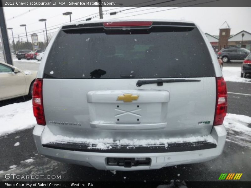 Silver Ice Metallic / Ebony 2012 Chevrolet Suburban LT 4x4