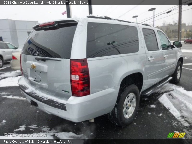 Silver Ice Metallic / Ebony 2012 Chevrolet Suburban LT 4x4