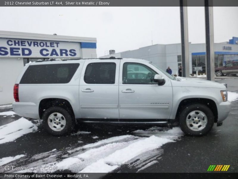 Silver Ice Metallic / Ebony 2012 Chevrolet Suburban LT 4x4