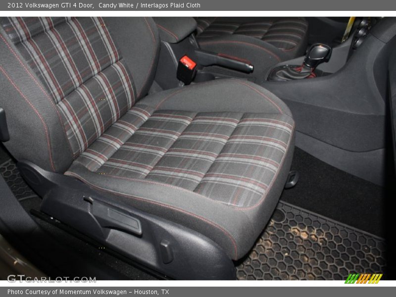 Candy White / Interlagos Plaid Cloth 2012 Volkswagen GTI 4 Door