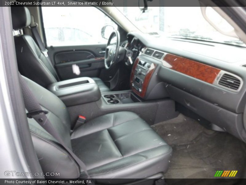 Silver Ice Metallic / Ebony 2012 Chevrolet Suburban LT 4x4