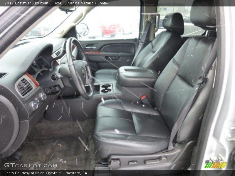 Silver Ice Metallic / Ebony 2012 Chevrolet Suburban LT 4x4