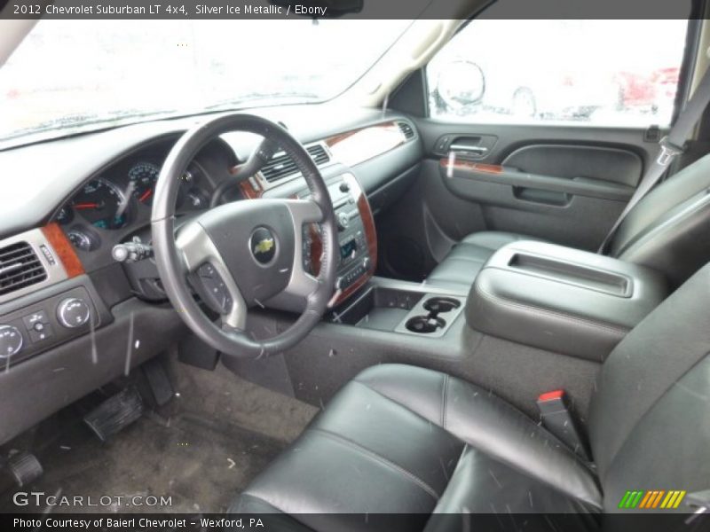Silver Ice Metallic / Ebony 2012 Chevrolet Suburban LT 4x4