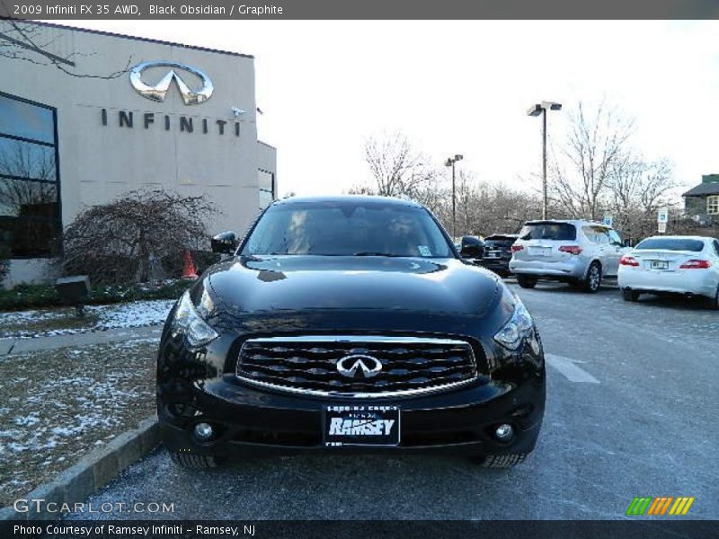 Black Obsidian / Graphite 2009 Infiniti FX 35 AWD