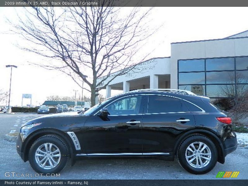 Black Obsidian / Graphite 2009 Infiniti FX 35 AWD