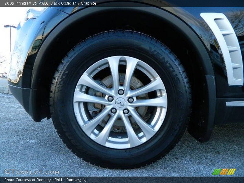 Black Obsidian / Graphite 2009 Infiniti FX 35 AWD