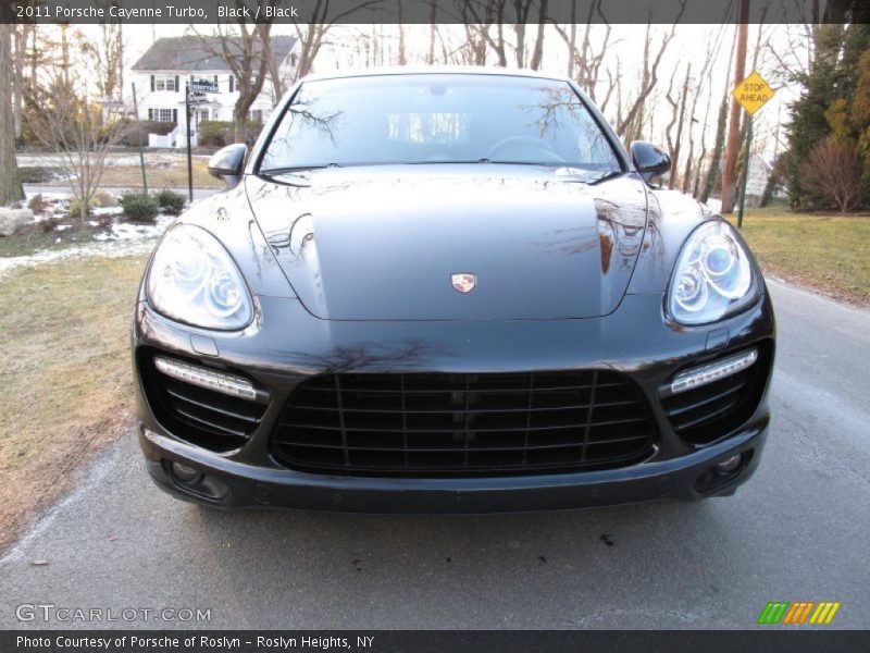 Black / Black 2011 Porsche Cayenne Turbo